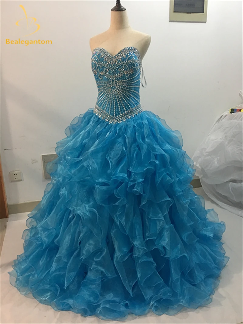 Juliana Sexy Sky Blue Ball Gown Quinceanera Dresses 2019 with Beaded Lace-up weet 16 Dresses Ruffles Vestido De 15 Anos QA943
Juliana Sexy Sky Blue Ball Gown Quinceanera Dresses 2019 with Beaded Lace-up weet 16 Dresses Ruffles Vestido De 15 Anos QA943