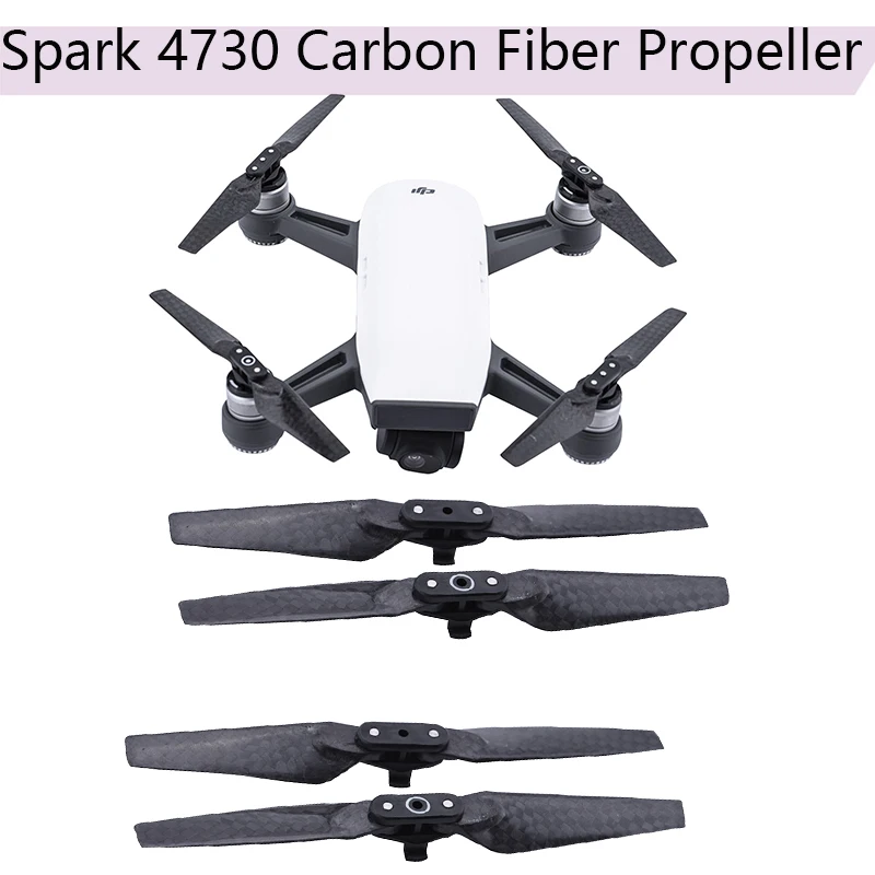

4Pc Full Arbon Fiber 4730F Propellers Props for DJI Spark Quick Release Foldable 4730 Blades for DJI Spark Accessories