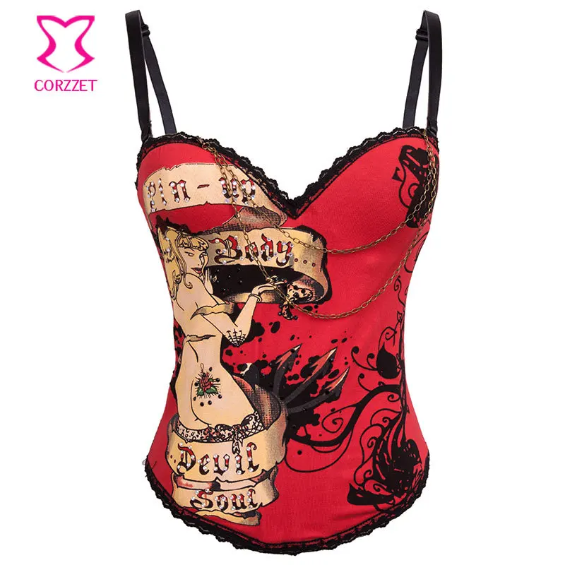 Corzzet Red Cotton Camisole Corset Burlesque Women Shaper Body Slimming Accessories Top Sexy Costume Party Club Clothing
Corzzet Red Cotton Camisole Corset Burlesque Women Shaper Body Slimming Accessories Top Sexy Costume Party Club Clothing