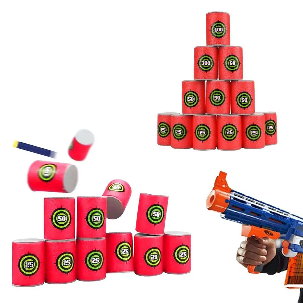 6/12/30PCS Foam Drink Bottle Bullet Training Toy Targets Shot Dart Set For N-strike Fixed Elite Games Soft Annex Toys
6/12/30PCS Foam Drink Bottle Bullet Training Toy Targets Shot Dart Set For N-strike Fixed Elite Games Soft Annex Toys