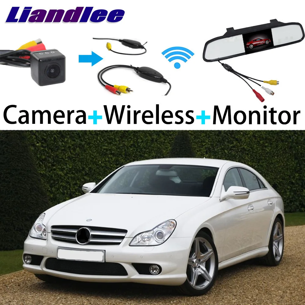 Liandlee для Mercedes Benz CLS Class MB W219 3 в 1 Специальная камера заднего вида + беспроводной приемник + зеркало монитор DIY
Liandlee для Mercedes Benz CLS Class MB W219 3 в 1 Специальная камера заднего вида + беспроводной приемник + зеркало монитор DIY