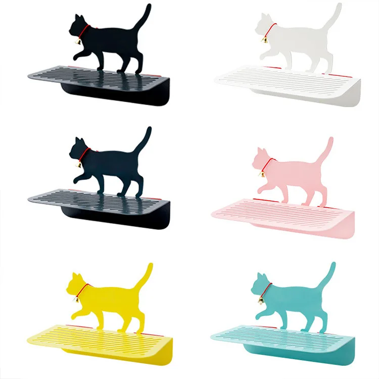 Iron wall Mounted type Cat shaped Storage Rack Wall Rope Hanging Shelf holder For Decor Of Kitchen bathroom makeup organizer
Iron wall Mounted type Cat shaped Storage Rack Wall Rope Hanging Shelf holder For Decor Of Kitchen bathroom makeup organizer