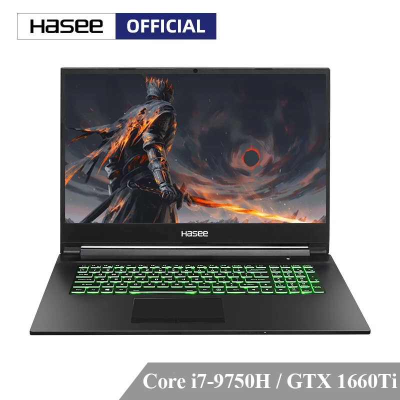 Ноутбук Hasee G7 CT7NK для игр (Intel core i7 9750H + GTX1660Ti 6G/16G RAM/256G SSD 1T HDD/17 3 '飨HZ IPS)|Ноутбуки| |