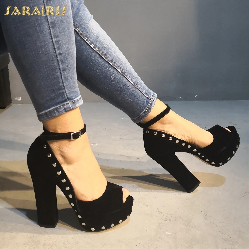 SARAIRIS Sexy Peep Toe Plus Size 47 Party Sandals Women Shoes Fashion Platform Nightclub Chunky High Heel Shoes Woman Sandals
SARAIRIS Sexy Peep Toe Plus Size 47 Party Sandals Women Shoes Fashion Platform Nightclub Chunky High Heel Shoes Woman Sandals
