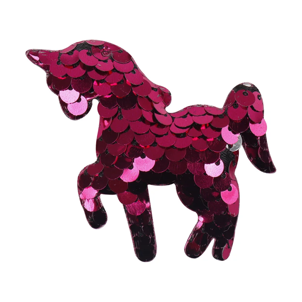 5pcs/lot Sequin Unicorn Horse Patch DIY Handmade Material Apparel Sewing Shiny Glitter Patch For Cloth Wedding Party Decoration
5pcs/lot Sequin Unicorn Horse Patch DIY Handmade Material Apparel Sewing Shiny Glitter Patch For Cloth Wedding Party Decoration