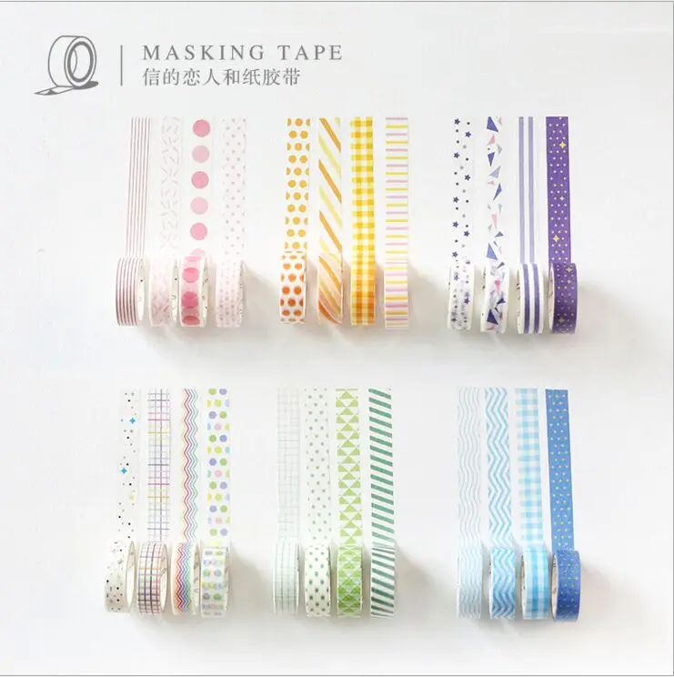 Rainbow Square Grid Stripe Dots Stars Note Tape Daily Agenda Washi Tape DIY Planner Deco Scrapbooking vertical bar Masking Tape
Rainbow Square Grid Stripe Dots Stars Note Tape Daily Agenda Washi Tape DIY Planner Deco Scrapbooking vertical bar Masking Tape