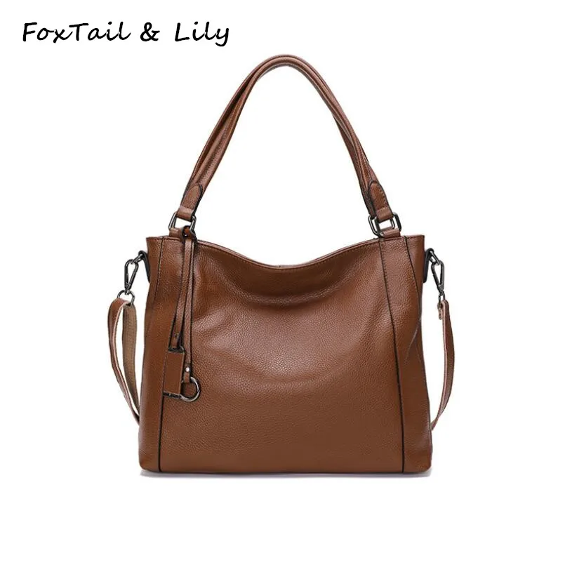 FoxTail & Lily 100% Real Leather Tote Bag Women Large Capacity Shoulder Messenger Bags Trendy Designer Genuine Leather Handbags
FoxTail & Lily 100% Real Leather Tote Bag Women Large Capacity Shoulder Messenger Bags Trendy Designer Genuine Leather Handbags