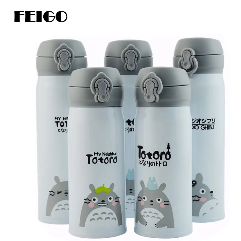 FEIGO 500ml Totoro Thermocup Thermos Water Bottle Stainless Steel Thermal Cup Totoro Thermo Mug Travel Vacuum Flask Termos F375
FEIGO 500ml Totoro Thermocup Thermos Water Bottle Stainless Steel Thermal Cup Totoro Thermo Mug Travel Vacuum Flask Termos F375