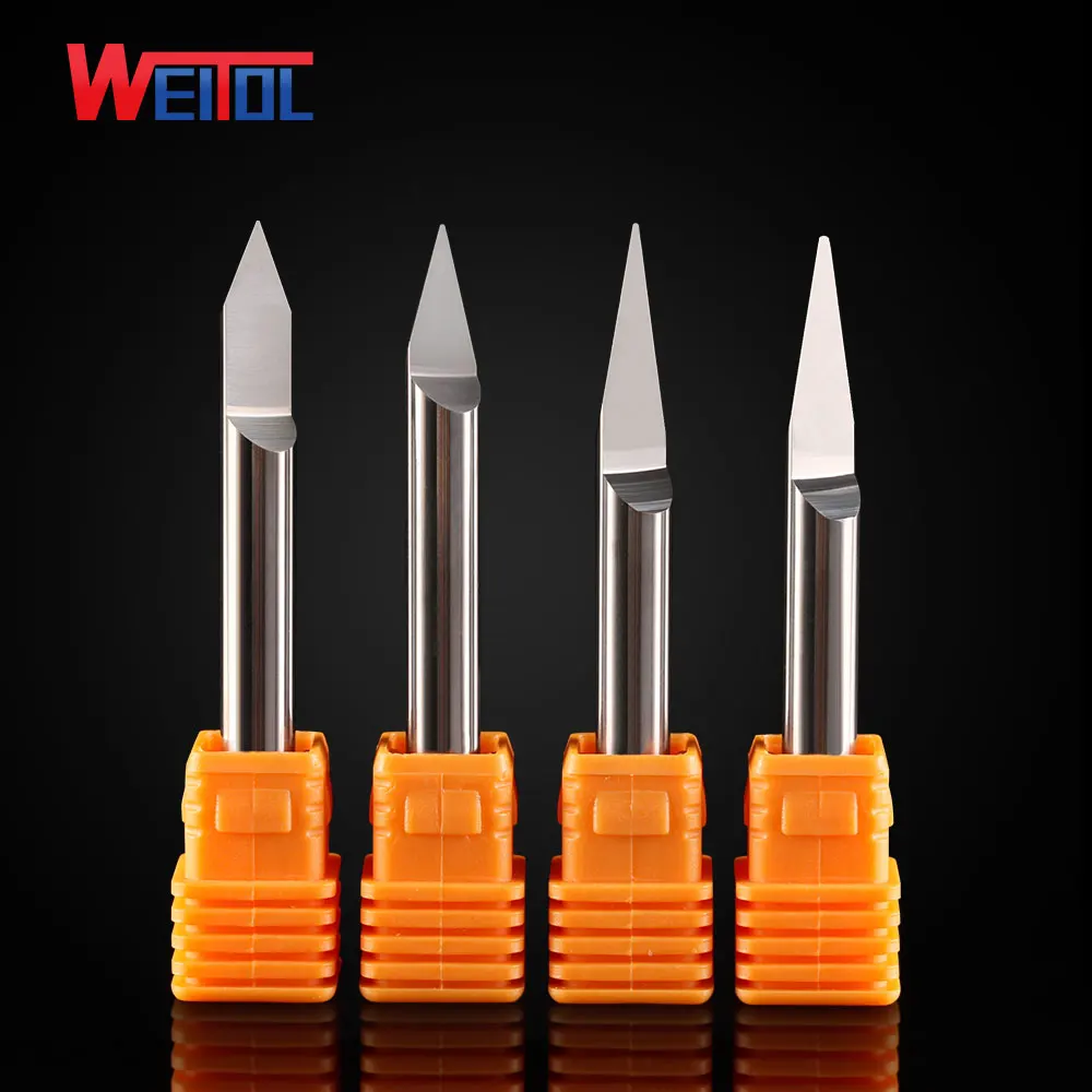 Weitol Metal engraving tool 5A 6mm V Shape round Bottom Carbide PCB Engraving Bits CNC Router Tool 10 degree 0.1mm
Weitol Metal engraving tool 5A 6mm V Shape round Bottom Carbide PCB Engraving Bits CNC Router Tool 10 degree 0.1mm
