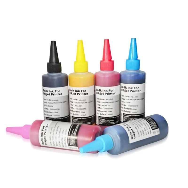 600ML Sublimation ink For Epson Stylus Photo 1410 R270 R390 RX590 R290 R610 RX690 T50 TX700W TX650 Printer Ink Refill Kits
600ML Sublimation ink For Epson Stylus Photo 1410 R270 R390 RX590 R290 R610 RX690 T50 TX700W TX650 Printer Ink Refill Kits