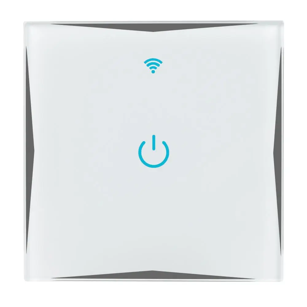 Wifi switch smart home 1 Gang Tempered Glass Touch Panel For Amazon Alexa Google Home Smartphone App Control UK/EU Standard
Wifi switch smart home 1 Gang Tempered Glass Touch Panel For Amazon Alexa Google Home Smartphone App Control UK/EU Standard