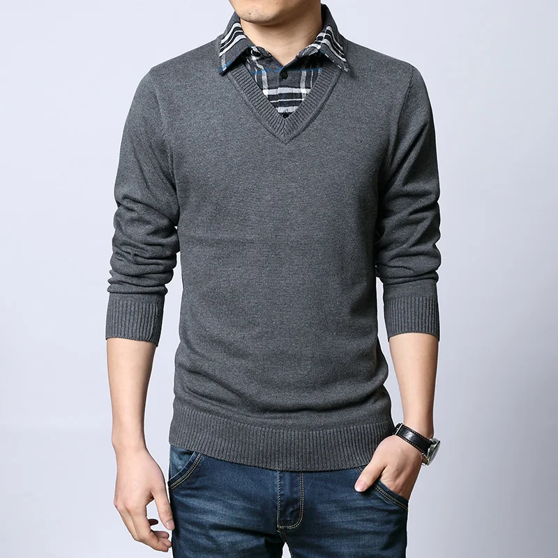 new arrival Autumn obese sweater cotton plaid collar faux two piece turn-down collar men plus size S M L XL XXL 3XL 4XL 5XL
new arrival Autumn obese sweater cotton plaid collar faux two piece turn-down collar men plus size S M L XL XXL 3XL 4XL 5XL