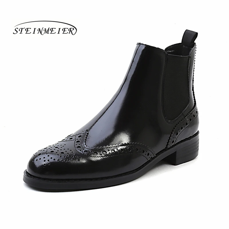 Женские зимние ботинки из натуральной кожи, до щиколотки, на плоской подошве, короткие черные ботинки, 2020
Женские зимние ботинки из натуральной кожи, до щиколотки, на плоской подошве, короткие черные ботинки, 2020