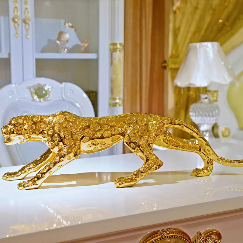 Abstract Modern Gold Panther Sculpture Geometric Resin Leopard Statue Wildlife Decor Gift Craft Ornament Accessories Furnishing
Abstract Modern Gold Panther Sculpture Geometric Resin Leopard Statue Wildlife Decor Gift Craft Ornament Accessories Furnishing