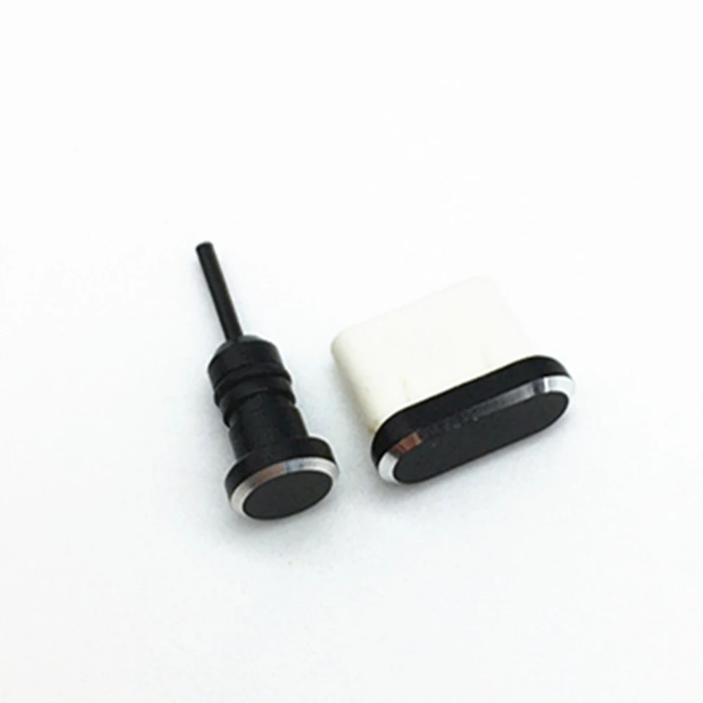 Пылезащитная пробка для мобильного телефона 3 5 мм наушники + USB Type C зарядный порт