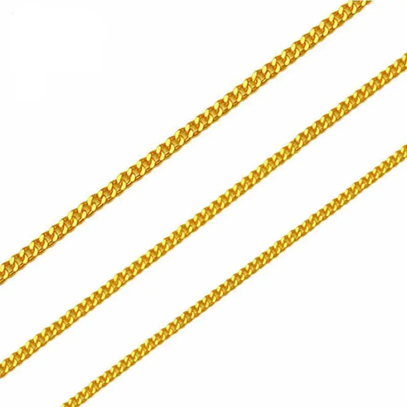 Pure 24K Yellow Gold horsewhip Chain Necklace/ 999 Gold elegant women Necklace 3g
Pure 24K Yellow Gold horsewhip Chain Necklace/ 999 Gold elegant women Necklace 3g