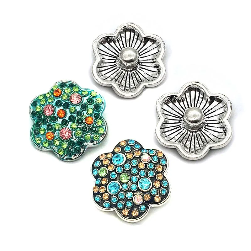Wholesale metal Rhinestone Snap Buttons w246 flowers Diy Jewelry fit 18mm Snap button Necklaces/Bracelets for women
Wholesale metal Rhinestone Snap Buttons w246 flowers Diy Jewelry fit 18mm Snap button Necklaces/Bracelets for women