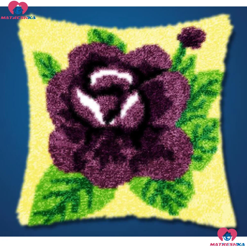 Violet Diy Latch Hook Kits flower Pillowcase Cushion Embroidery 3d Printed canvas Crochet Latch Hook kits Unfinished home decor
Violet Diy Latch Hook Kits flower Pillowcase Cushion Embroidery 3d Printed canvas Crochet Latch Hook kits Unfinished home decor