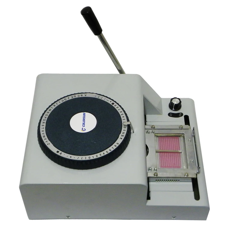 68 Letter Manual Embosser Machine PVC Gift Card Credit ID VIP Stamping Embossing Machine+20pcs PVC cards for free
68 Letter Manual Embosser Machine PVC Gift Card Credit ID VIP Stamping Embossing Machine+20pcs PVC cards for free