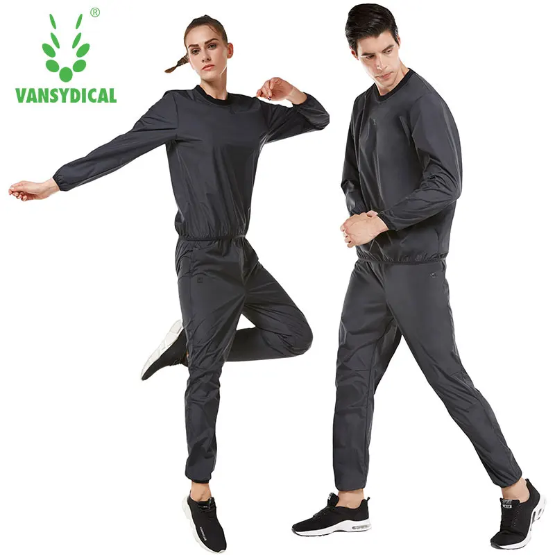 Спортивный костюм Vansydical для мужчин и женщин спортивный бега фитнеса похудения