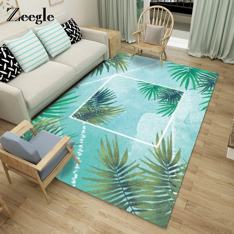 Zeegle Leaf Pattern Carpet For Living Room Child Bedroom Floor Mat Anti-slip Tea Table Absorbent Carpet Modern Home Decor Rug
Zeegle Leaf Pattern Carpet For Living Room Child Bedroom Floor Mat Anti-slip Tea Table Absorbent Carpet Modern Home Decor Rug