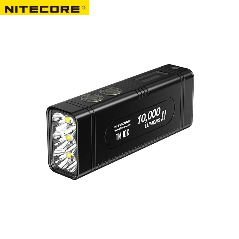 2018 NITECORE Tiny Monster TM10K 10000 Lumens 6 x CREE XHP35 HD LED Rechargeable Hight Light Flashlight Built-In 4800mAh Battery
2018 NITECORE Tiny Monster TM10K 10000 Lumens 6 x CREE XHP35 HD LED Rechargeable Hight Light Flashlight Built-In 4800mAh Battery