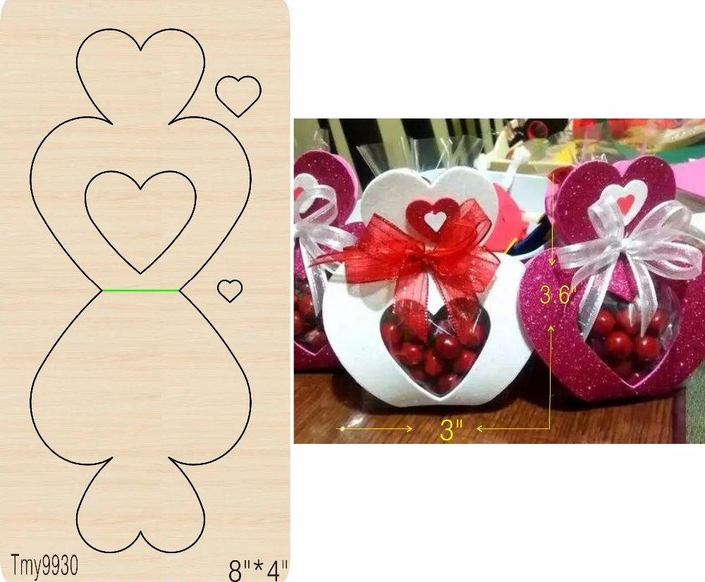 The peach heart chocolate box wooden cutting knife die cutting is suitable for most machines
The peach heart chocolate box wooden cutting knife die cutting is suitable for most machines