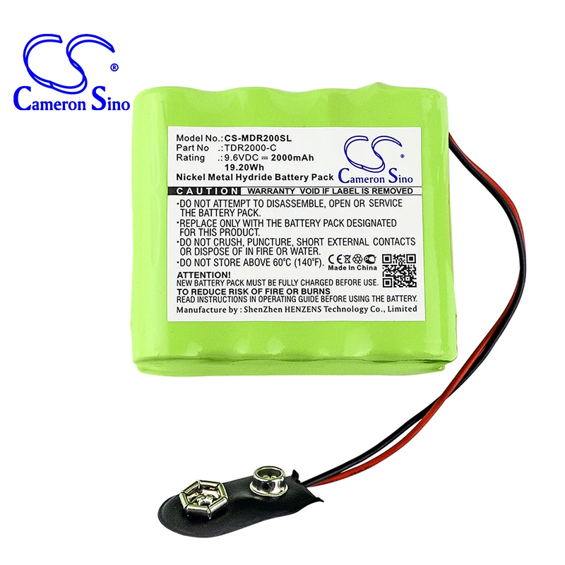 Cameron Sino 2000mah battery for MEGGER TDR2000/2R echometer Time Domain reflectometer Megger TDR2000-C batteries
Cameron Sino 2000mah battery for MEGGER TDR2000/2R echometer Time Domain reflectometer Megger TDR2000-C batteries