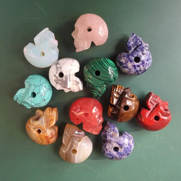 Free shipping wholesale 2014 new styles natural stone pendulum skull pendants beads fit DIY neckace making skull beads 12pcs/lot
Free shipping wholesale 2014 new styles natural stone pendulum skull pendants beads fit DIY neckace making skull beads 12pcs/lot