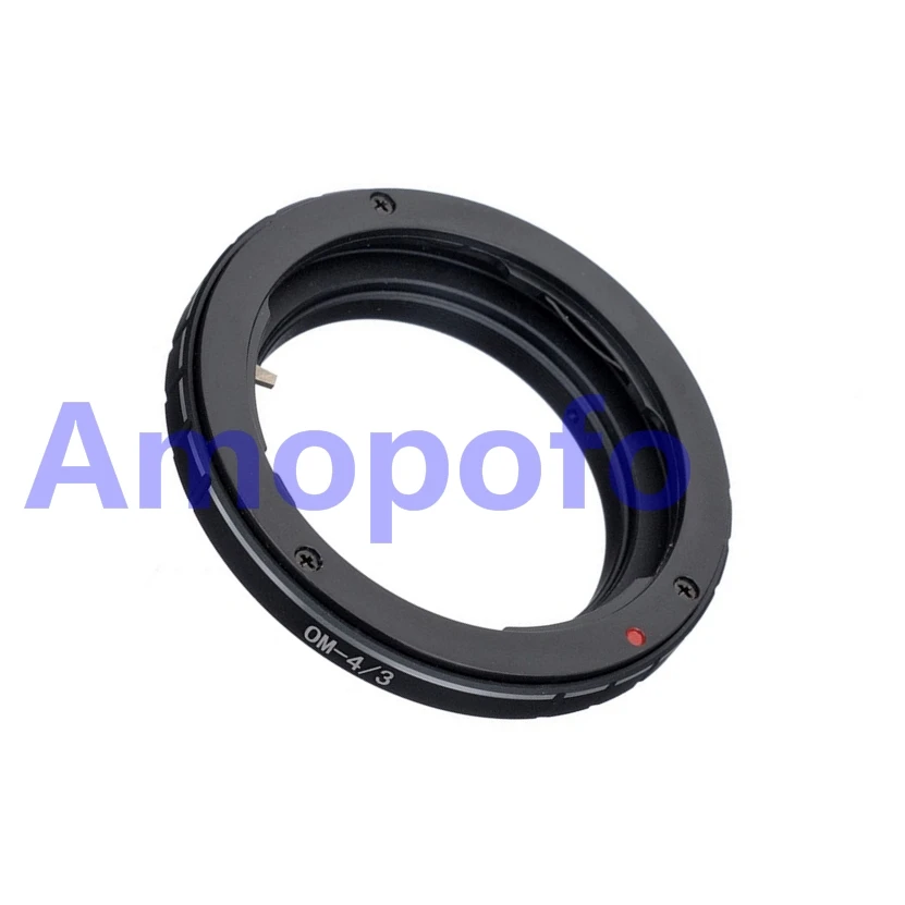Фото Адаптер Amopofo для Olympus OM Lens to Four Thirds 4/3 OM4/3 E1 E3 E30 E330 E620 E520|adapter olympus|olympus adapterolympus lens adapter |