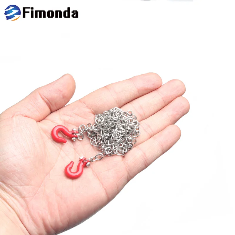 RC Car Metal Tow Chain Trailer Hook Decoration For 1/10 RC Rock Crawler TRX4 Axial SCX10 90046 RC4WD D90 TF2 Tamiya CC01
RC Car Metal Tow Chain Trailer Hook Decoration For 1/10 RC Rock Crawler TRX4 Axial SCX10 90046 RC4WD D90 TF2 Tamiya CC01
