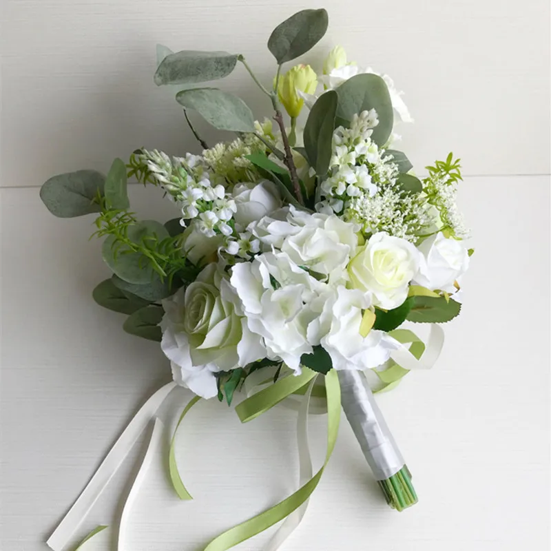 Green White Series Silk Cloth Imitation Flower Bride Bouquet Flower Wedding Decorative Flower Bridesmaid Bouquet Flower
Green White Series Silk Cloth Imitation Flower Bride Bouquet Flower Wedding Decorative Flower Bridesmaid Bouquet Flower