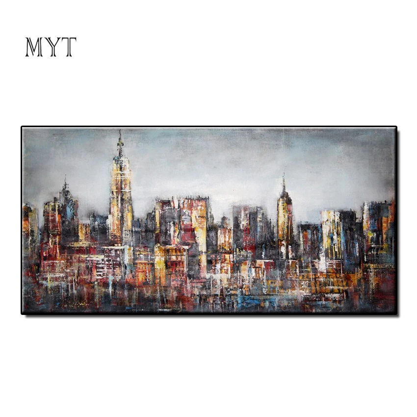 

MYT New Pictures Abstract Picture Oil Painting Home Decoration Living Room Wall Hand painted Wall Art Canvas Painting No Framed