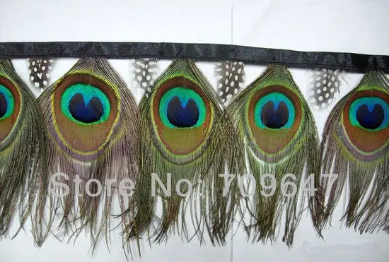 Freeshipping!2Meters/Lot Height 10cm Nature Peacock Eye Feather Fringe with Nature Guineafowl Feathers 50pcs Peacock Eyes
Freeshipping!2Meters/Lot Height 10cm Nature Peacock Eye Feather Fringe with Nature Guineafowl Feathers 50pcs Peacock Eyes