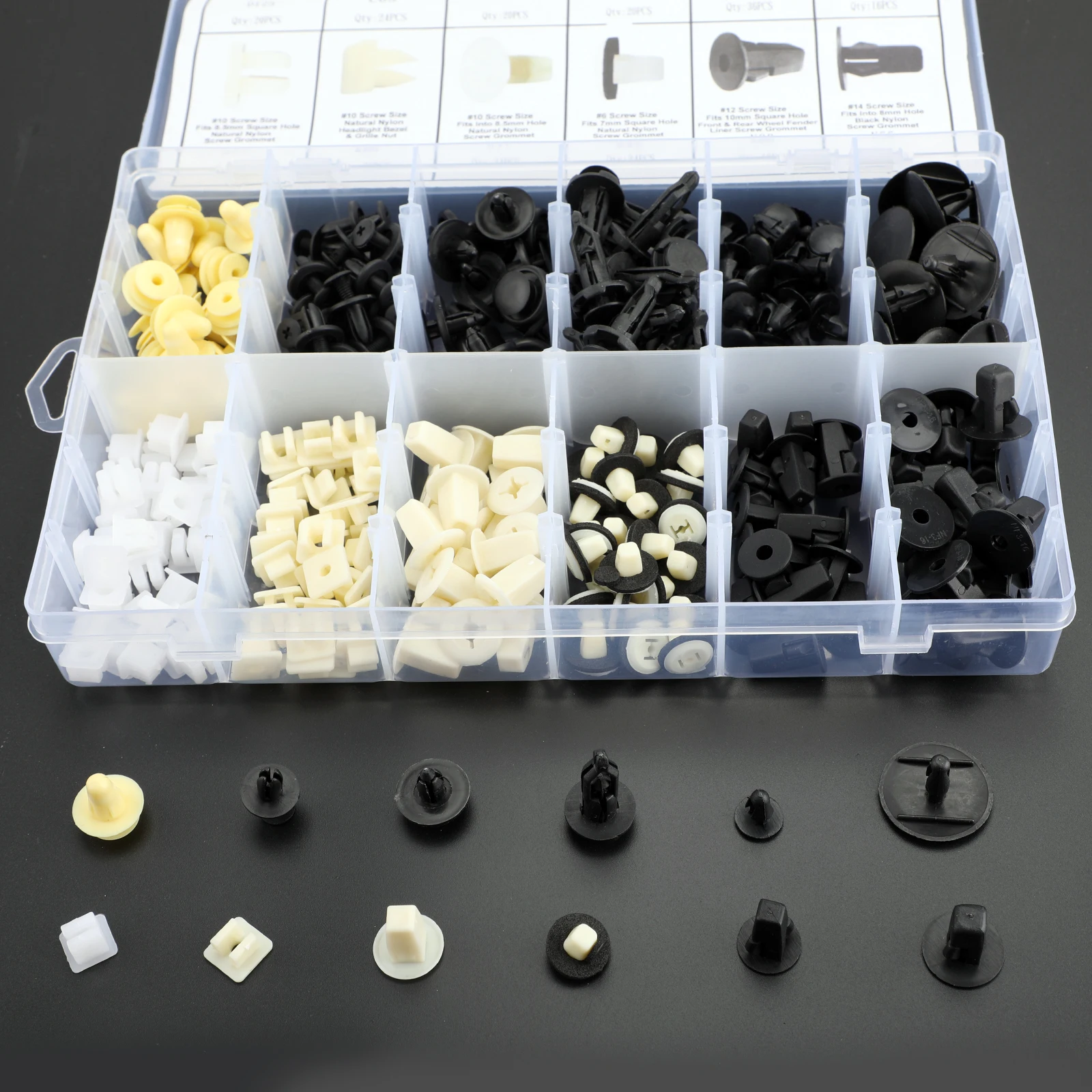 Areyourshop 292 PCS Fender Door Hood Bumper Trim Clips Body Retainer Assortment & Screwdriver for Mazda 9927-40-825 Car Parts
Areyourshop 292 PCS Fender Door Hood Bumper Trim Clips Body Retainer Assortment & Screwdriver for Mazda 9927-40-825 Car Parts
