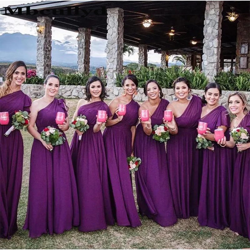 Elegant Ruffles One Shoulder Bridesmaid Dresses For Women 2023 Elegant Chiffon A Line Dress for Wedding Party Plus Size
Elegant Ruffles One Shoulder Bridesmaid Dresses For Women 2023 Elegant Chiffon A Line Dress for Wedding Party Plus Size