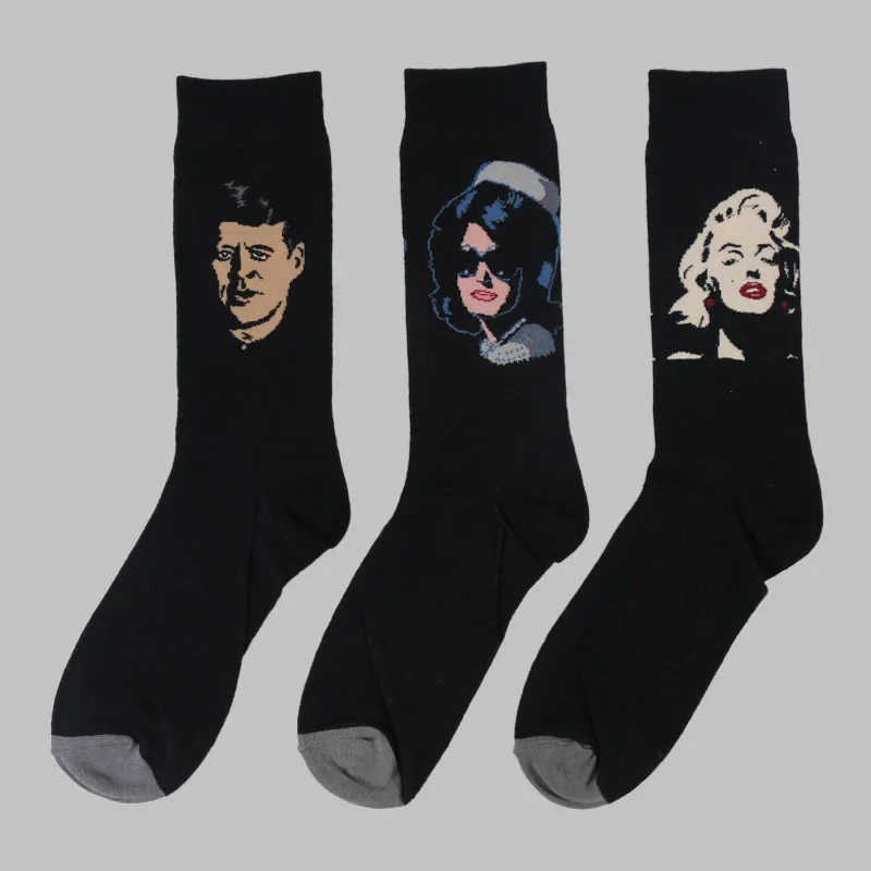DONG AI Mens Character Cotton Socks Art Female Autumn winter Retro Patterend Socks Hipster Fashion Funny Crew Socks 3 Pairs
DONG AI Mens Character Cotton Socks Art Female Autumn winter Retro Patterend Socks Hipster Fashion Funny Crew Socks 3 Pairs