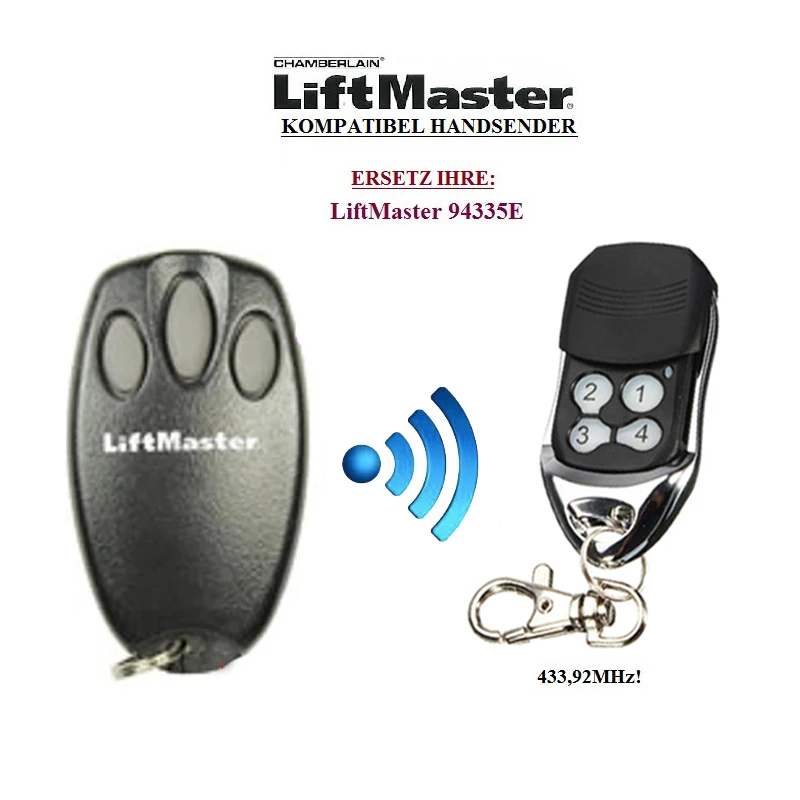 Для Liftmaster 94335E Чемберлен двери гаража дистанционный пульт запасной очень хорошее