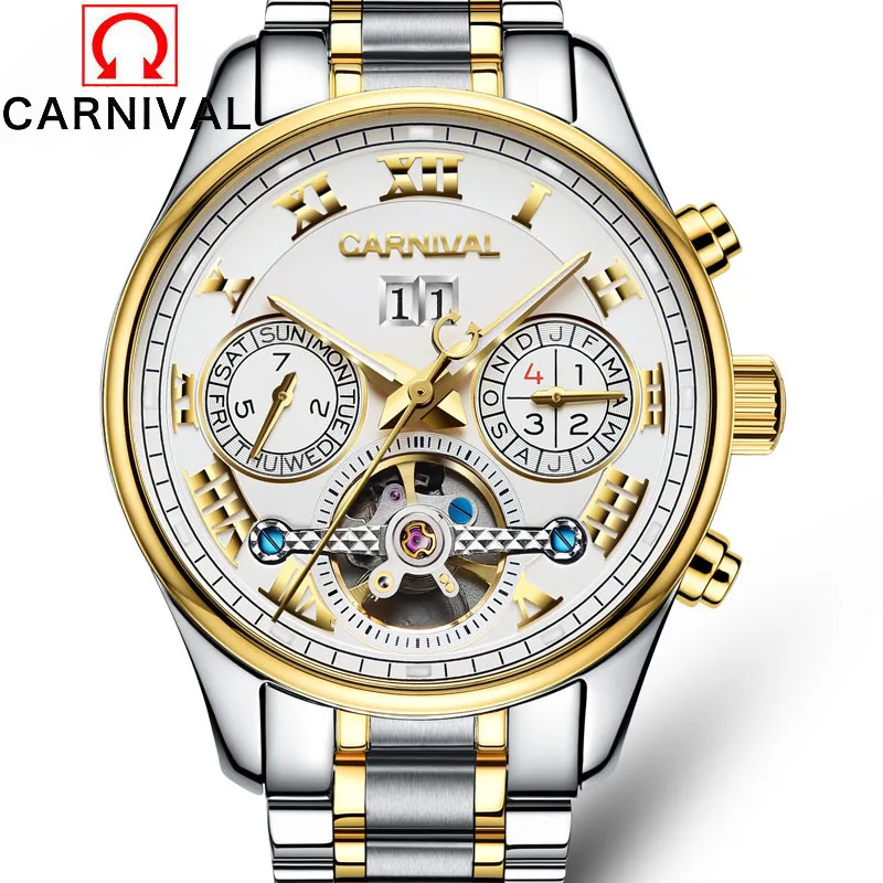 Business Mens luxury Tourbillon Watches Top brand watches Automatic mechanical clock waterproof stainless steel luminous Watch
Business Mens luxury Tourbillon Watches Top brand watches Automatic mechanical clock waterproof stainless steel luminous Watch
