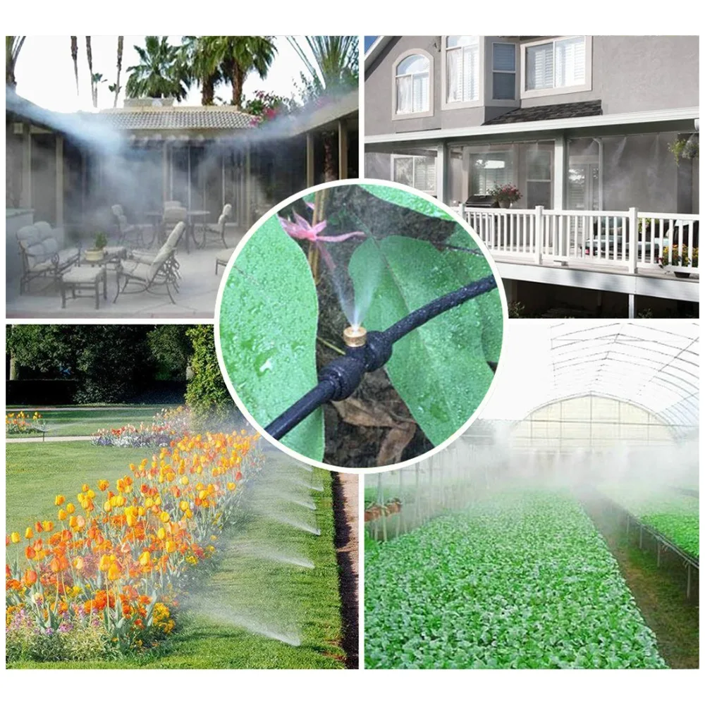 EONBON Outdoor Misting Cooling System, Home Garden Patio Misting Irrigation Mister Cooling System for Plant Flower Greenhouse
EONBON Outdoor Misting Cooling System, Home Garden Patio Misting Irrigation Mister Cooling System for Plant Flower Greenhouse