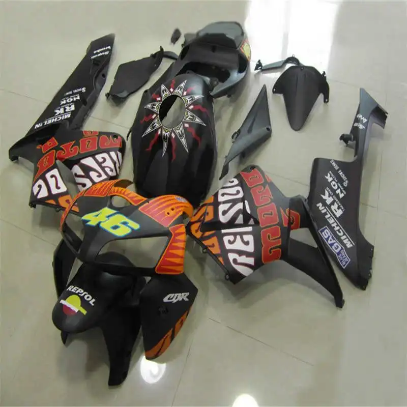 N-05 - 06 2005 2006 Fairing Kits New Injection ABS Plastic in orange matte black Motorcycle Full Fairings For CBR600 CBR600RR F5
N-05 - 06 2005 2006 Fairing Kits New Injection ABS Plastic in orange matte black Motorcycle Full Fairings For CBR600 CBR600RR F5