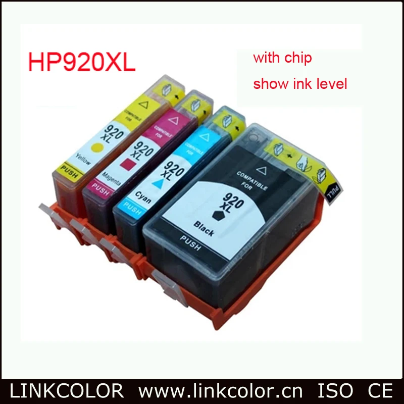 Картриджи для HP 920 XL 920XL, совместимые с чипом, для HP Officejet 6000/6500/6500 Wireless/6500A/7000/7500/7500, 1 комплект, 4 шт.
Картриджи для HP 920 XL 920XL, совместимые с чипом, для HP Officejet 6000/6500/6500 Wireless/6500A/7000/7500/7500, 1 комплект, 4 шт.