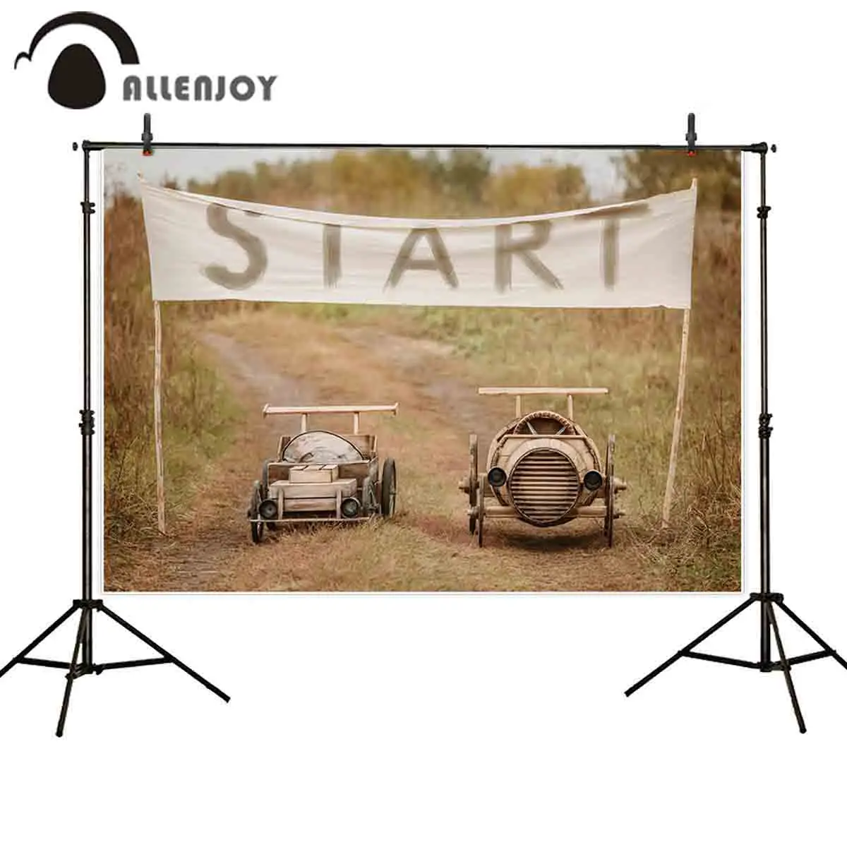 Фон Allenjoy для студийной фотосъемки с изображением деревянного автомобиля гоночной дороги детской фотосъемки
Фон Allenjoy для студийной фотосъемки с изображением деревянного автомобиля гоночной дороги детской фотосъемки