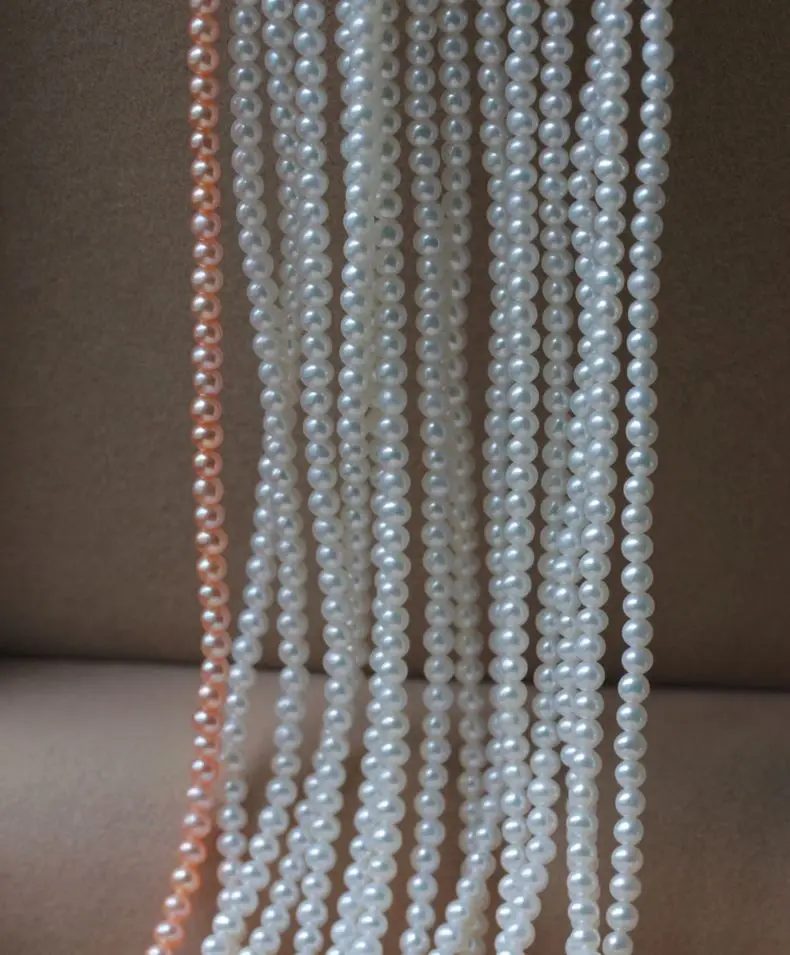 Eternal wedding Women Gift word 925 Sterling real natural pearl necklace earring ound AAAA 3-4mm light short section
Eternal wedding Women Gift word 925 Sterling real natural pearl necklace earring ound AAAA 3-4mm light short section