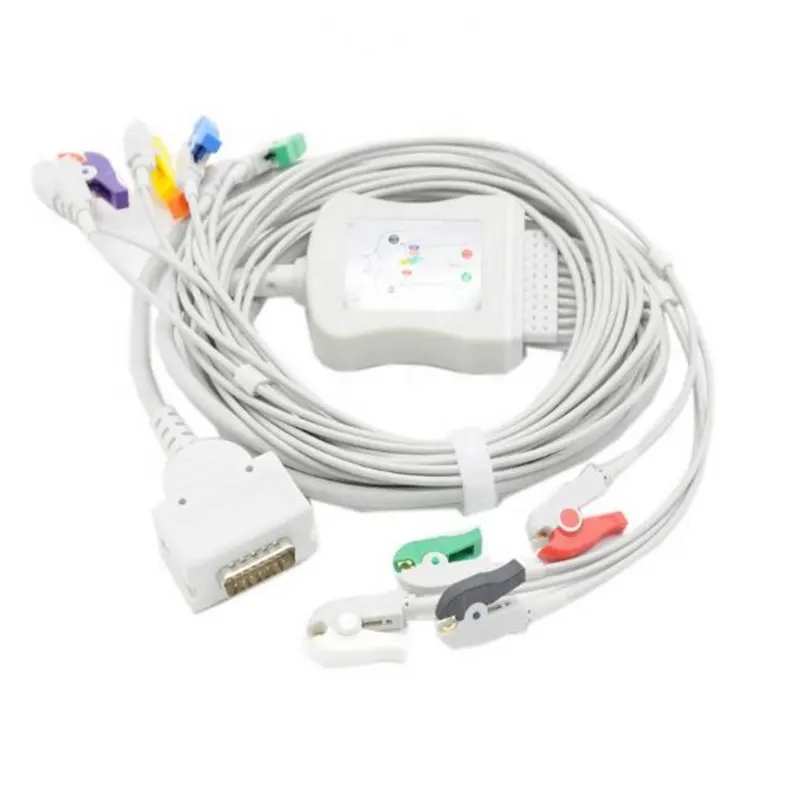 Compatible for Mortara Eli 100 ,Eli200,Eli50 10-Lead EKG Cable with Leadwires, ECG Cable Leadwires Clip End
Compatible for Mortara Eli 100 ,Eli200,Eli50 10-Lead EKG Cable with Leadwires, ECG Cable Leadwires Clip End