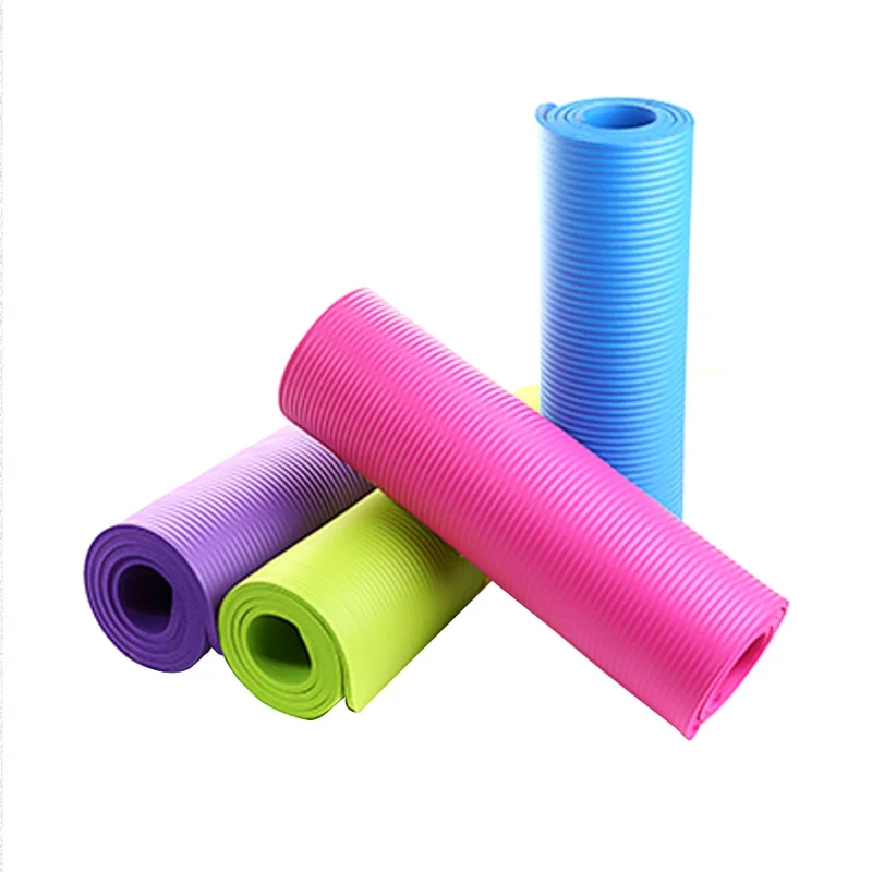 8mm Thick 1830*610mm Yoga Mat For High Quality NBR Non Slip Mats Beginner Fitness Exercise Tasteless Gym Pads Bag|Коврики для йоги| |