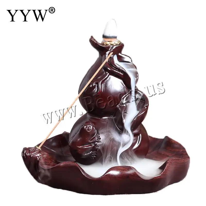Sandalwood Incense Cone Sticks Holder Backflow Incense Stick Burner Censer Porta Incienso Gourd Aroma Smoke Burner Home Decor
Sandalwood Incense Cone Sticks Holder Backflow Incense Stick Burner Censer Porta Incienso Gourd Aroma Smoke Burner Home Decor