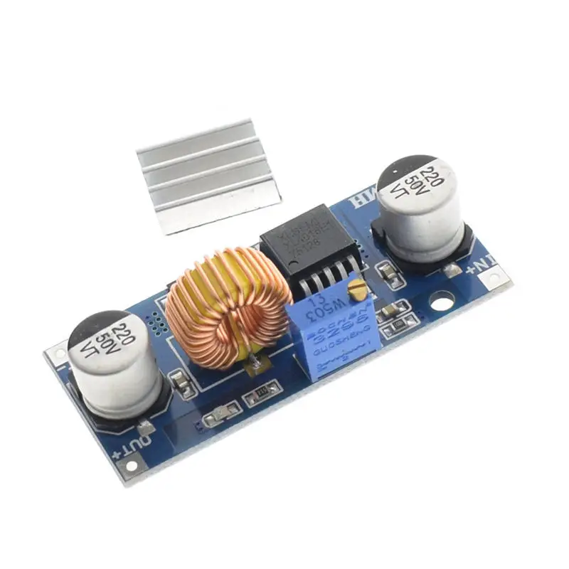 5Pcs 5A Xl4015 Dc-Dc 4-38V To 1.25-36V 24V 12V 9V 5V Step Down Adjustable Power Supply Module Led Lithium Charger Logic ICs | Электроника