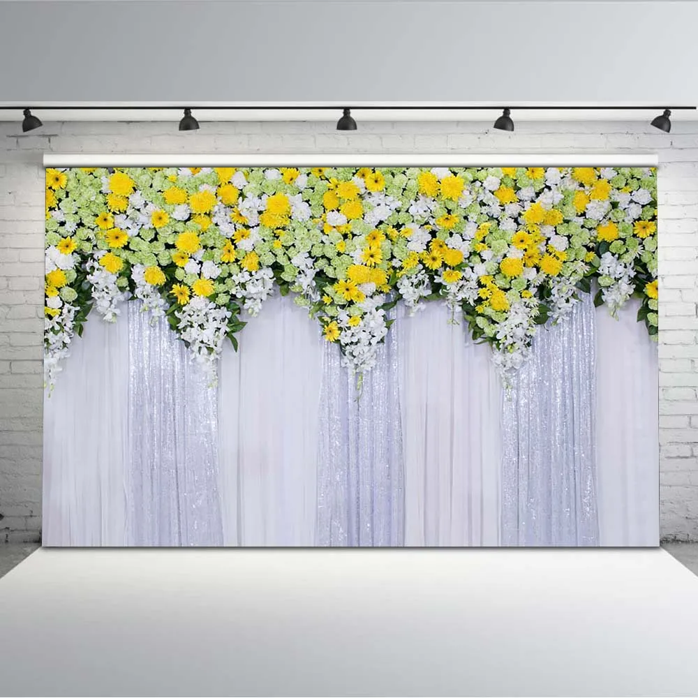 White Curtain Flowers Wedding Party Photo Background Photography Backdrops Quality Vinyl
White Curtain Flowers Wedding Party Photo Background Photography Backdrops Quality Vinyl