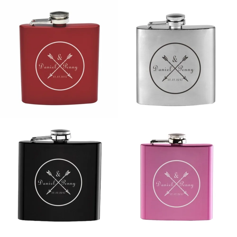 1pc Personalized Engraved 6oz Hip Flask Stainless Steel Bridesmaid &Groomsman Wedding Outdoor Party Gifts Best man Usher Favors
1pc Personalized Engraved 6oz Hip Flask Stainless Steel Bridesmaid &Groomsman Wedding Outdoor Party Gifts Best man Usher Favors